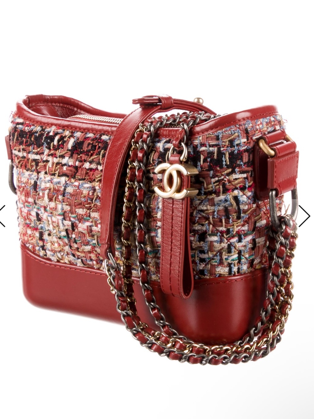 CHANEL Small Tweed Gabrielle Hobo